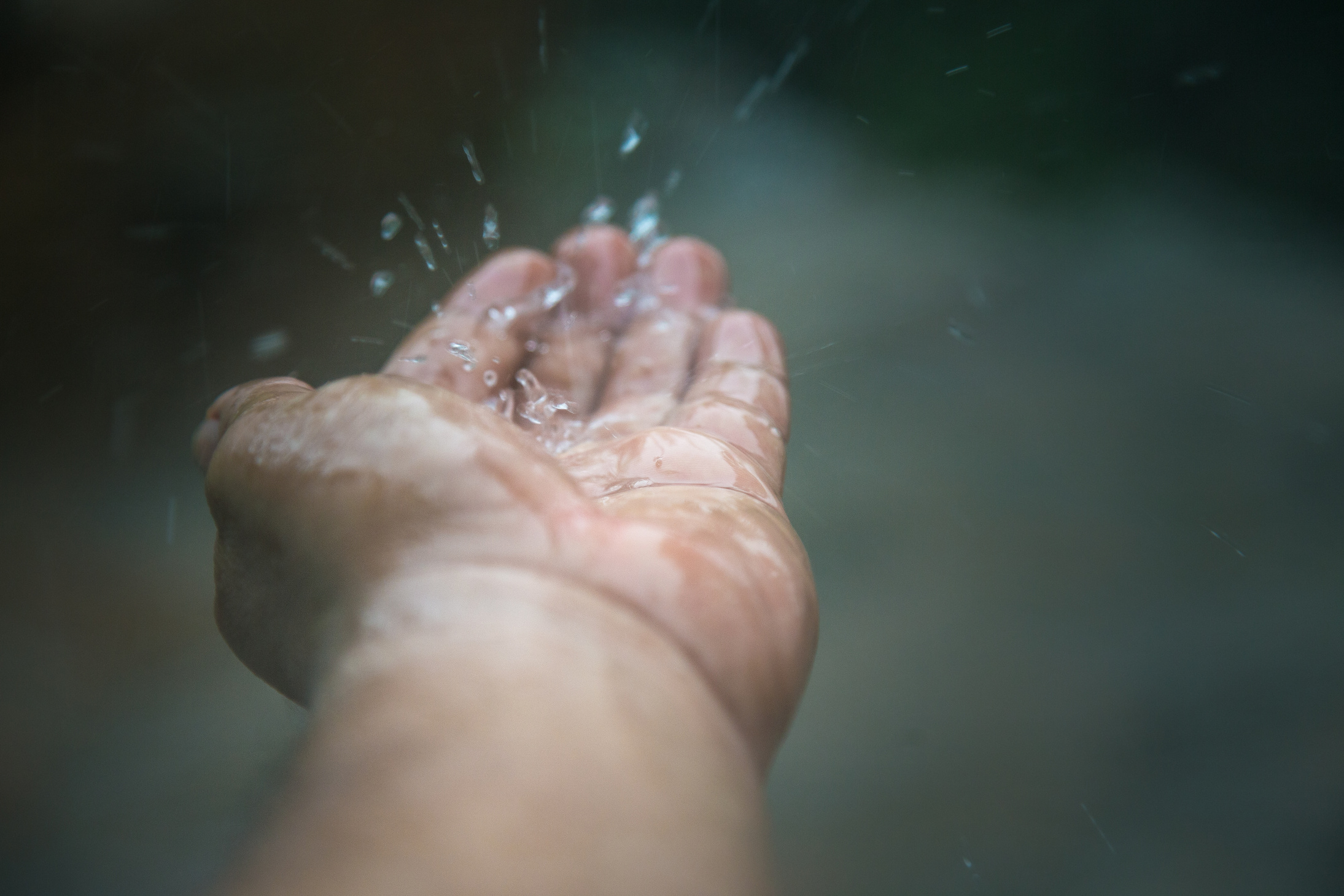 Hand Under the Rain, Rainwater